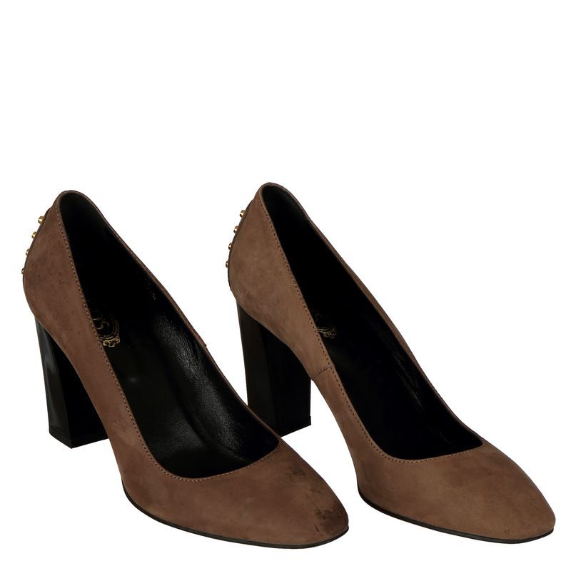 Sapato-de-Salto-Tods-Camurca-Marrom