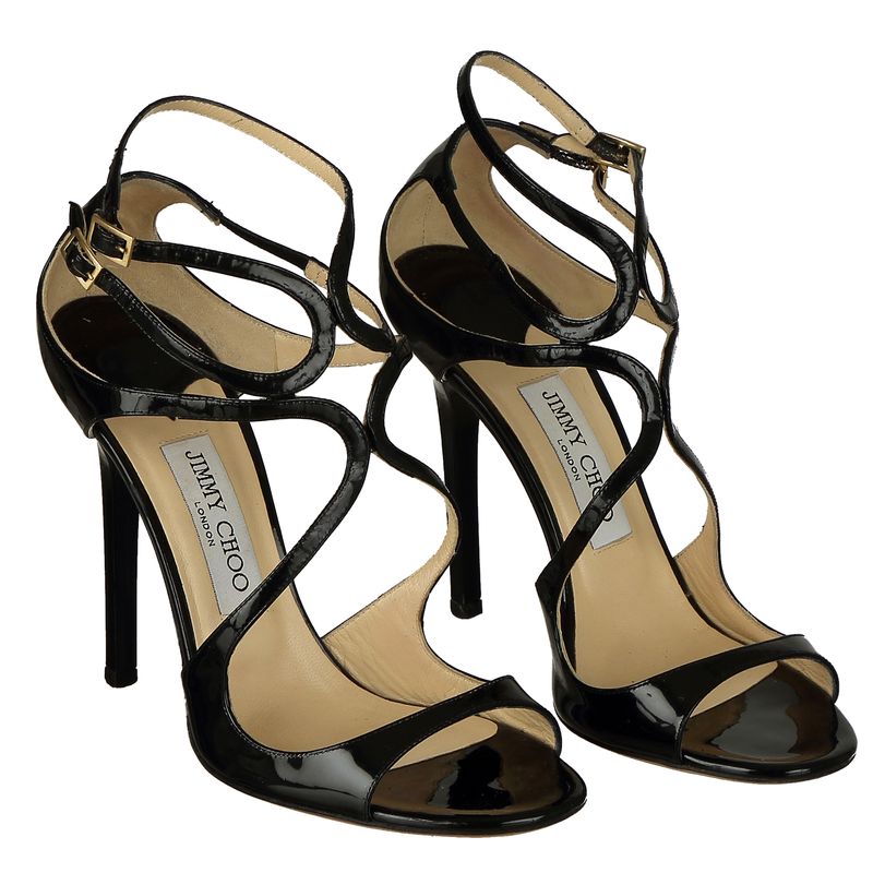 Sandalia-Jimmy-Choo-Ivette-Verniz-Preto