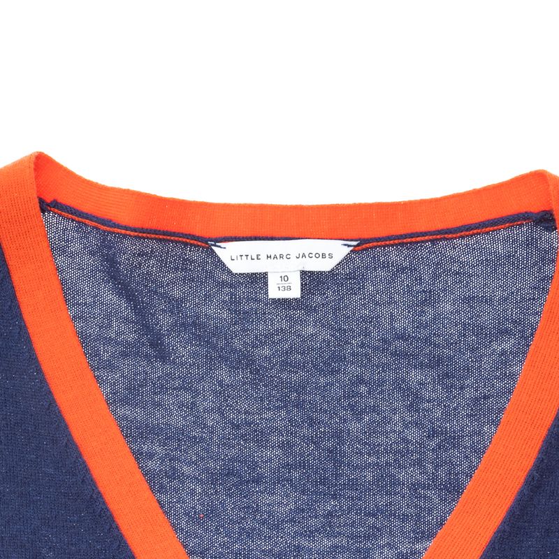 Cardiga-Little-Marc-Jacobs-Infantil-Tricolor