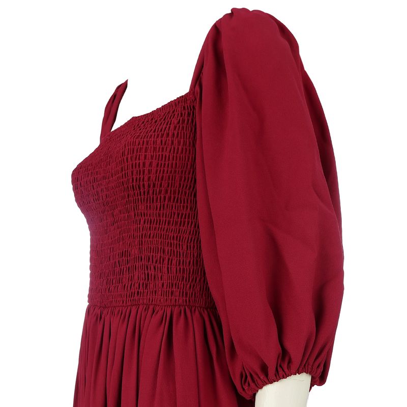 Vestido-Carol-Bassi-Mangas-Bufantes-Rosa