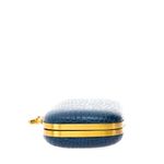 Clutch-Diane-Von-Furtenberg-Couro-Azul-Texturizado