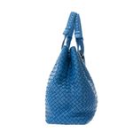Bolsa-Bottega-Veneta-Intrecciato-Azul