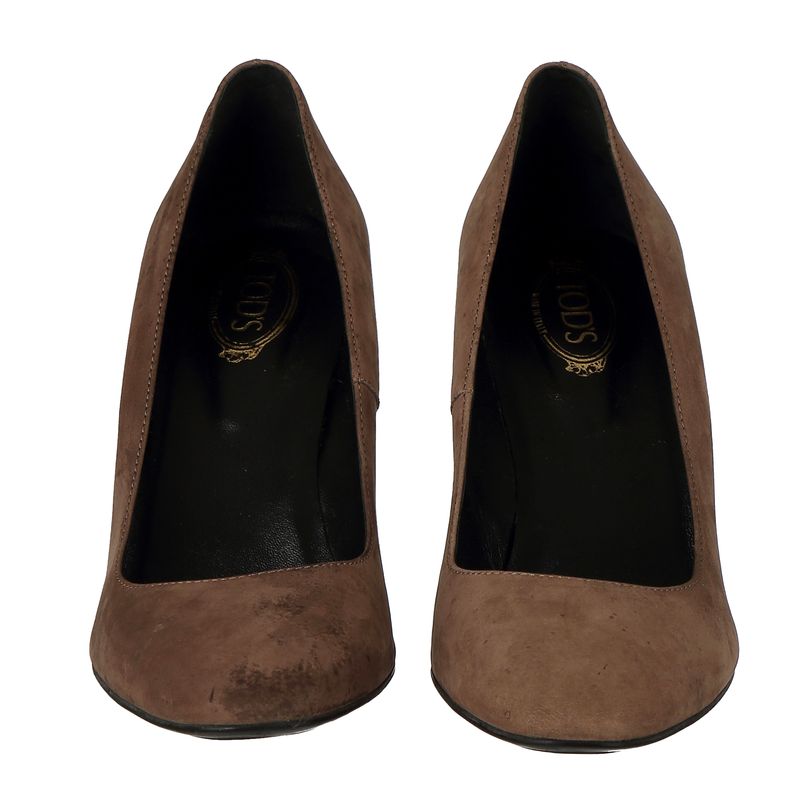 Sapato-de-Salto-Tods-Camurca-Marrom