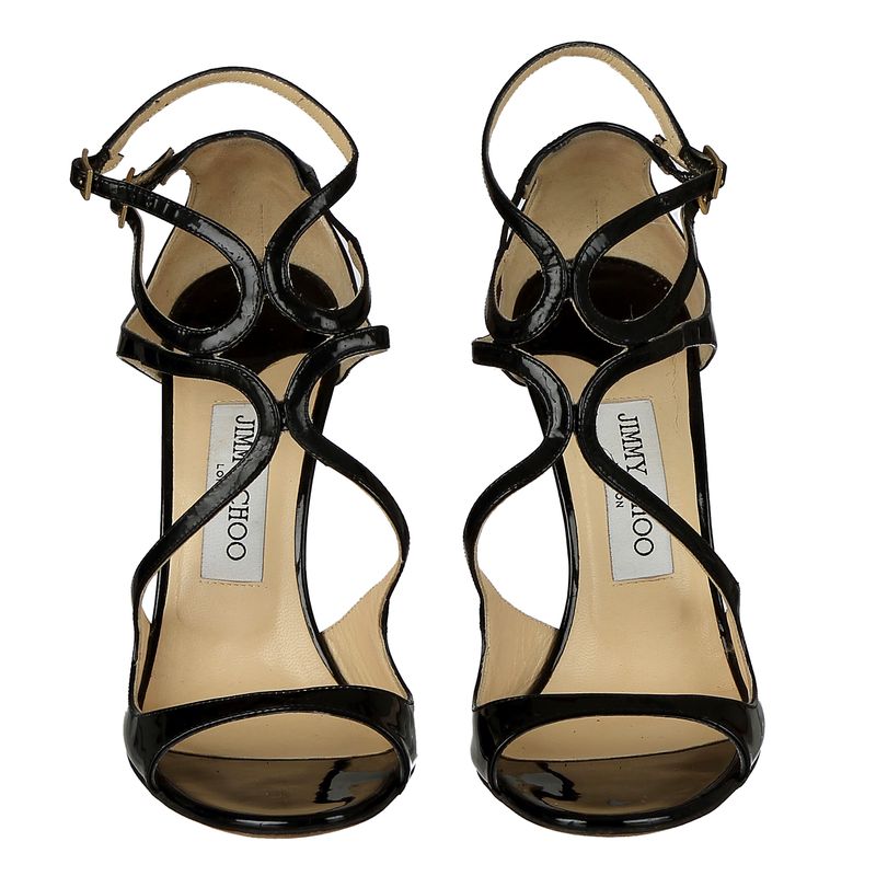 Sandalia-Jimmy-Choo-Ivette-Verniz-Preto