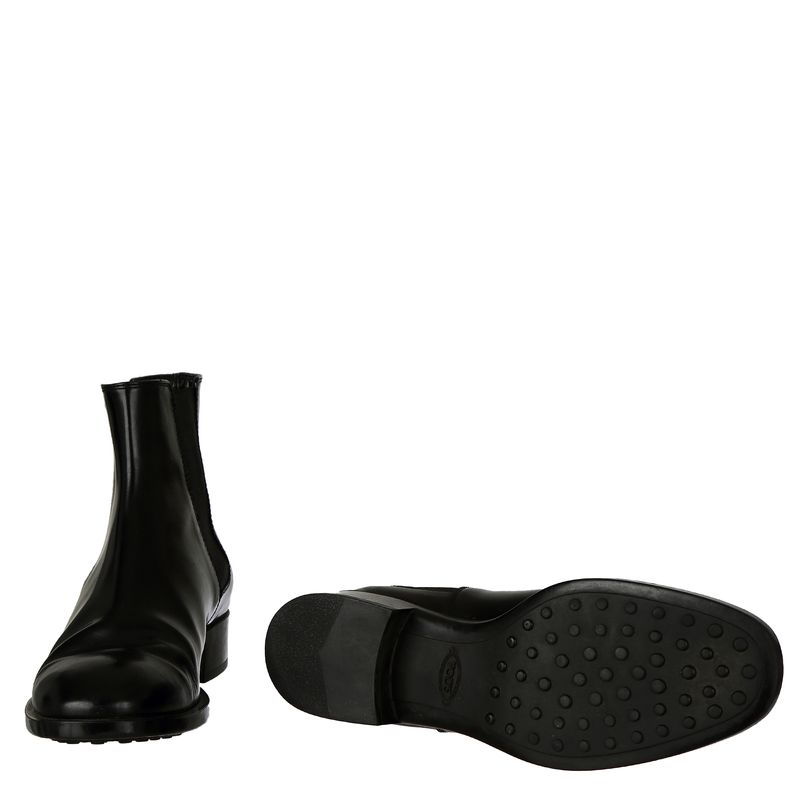 Bota-Tods-Chelsea-Couro-Preto