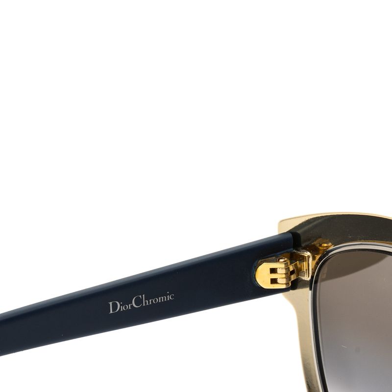 Oculos-Christian-Dior-Chromic-Azul-Marinho-e-Dourado