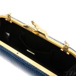 Clutch-Diane-Von-Furtenberg-Couro-Azul-Texturizado