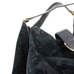 Bolsa-Gucci-Stirrup-Camurca-Estampada-Azul-Marinho