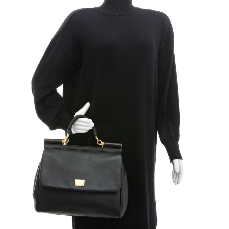 Bolsa-Dolce---Gabbana-Sicily-Grande-Preta