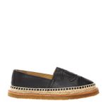 Espadrille-Chanel-CC-Couro-Preto