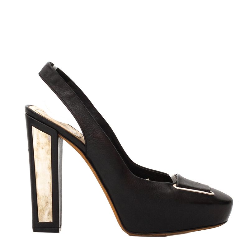 Sapato-Christian-Dior-Espelho-Couro-Preto