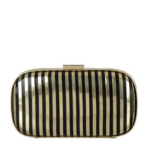 Clutch Anya Hindmarch Dourada e Preta