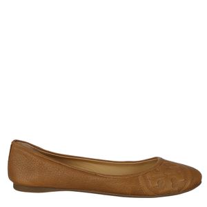 Sapatilha Tory Burch Couro Caramelo