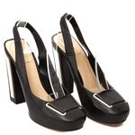 Sapato-Christian-Dior-Espelho-Couro-Preto