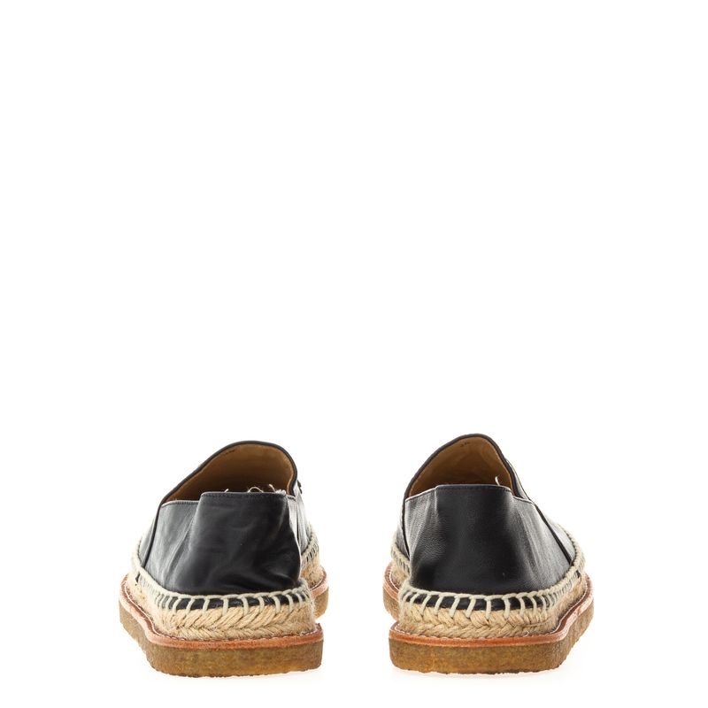 Espadrille-Chanel-CC-Couro-Preto