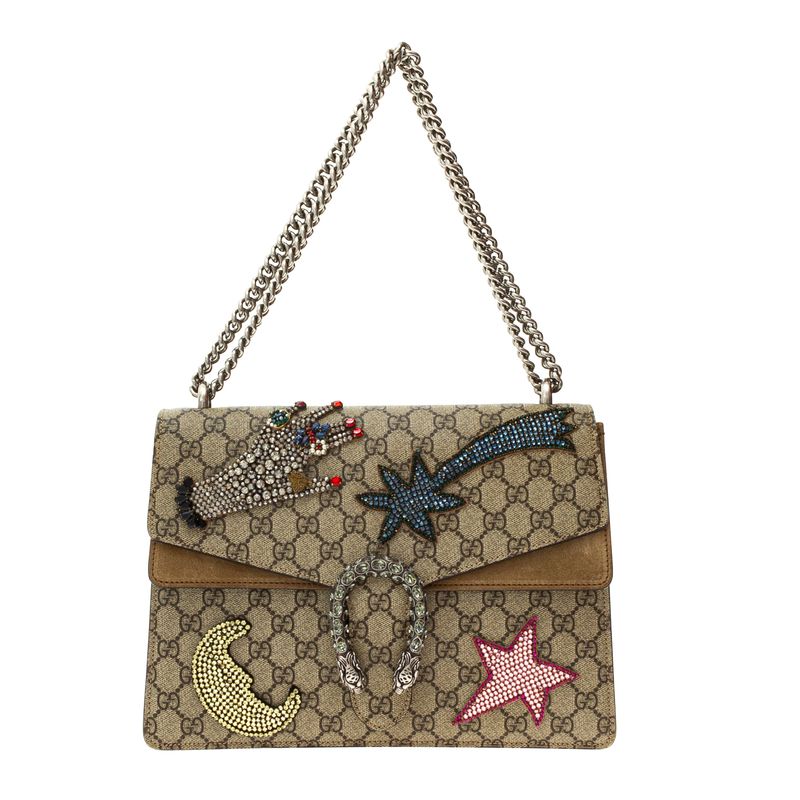 Bolsa-Gucci-Dionysus-GG-Supreme-Patches-Strass