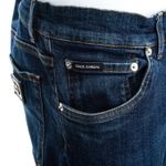 Calca-Jeans-Dolce---Gabbana-Azul-Marinho