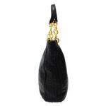 Bolsa-Christian-Dior-Tote-Couro-Trancado-Preto
