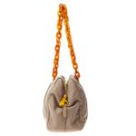 Bolsa-Prada-Couro-Cinza-Alca-Corrente