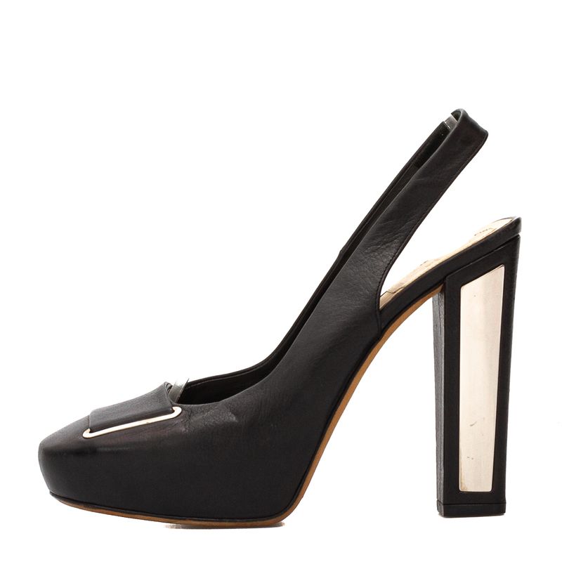 Sapato-Christian-Dior-Espelho-Couro-Preto