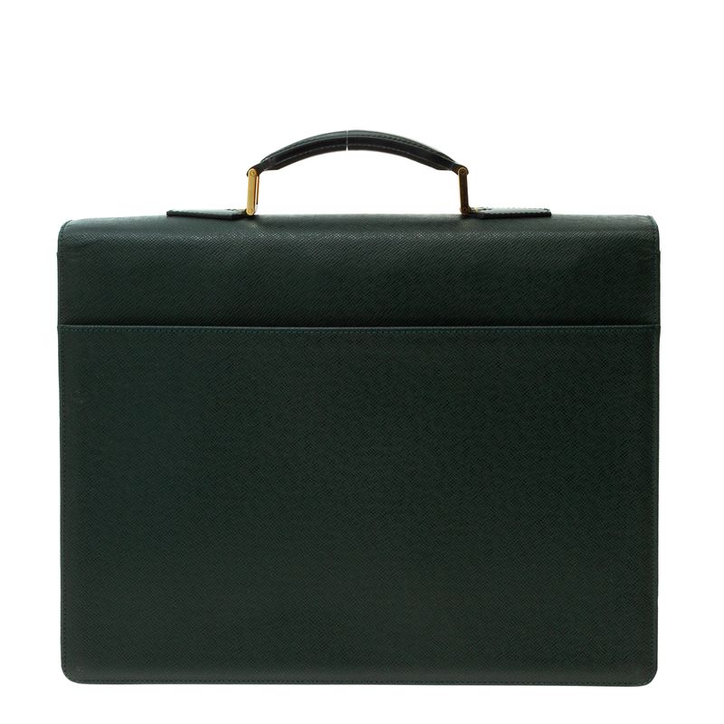 Pasta-Louis-Vuitton-Robusto-2-Couro-Taiga-Verde-