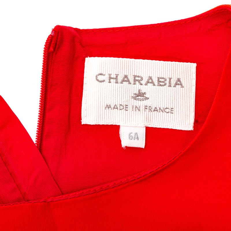 Vestido-Infantil-Charabia-Vermelho-e-Plumas-