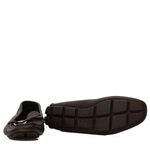 Mocassim-Prada-Circulo-Couro-Marrom
