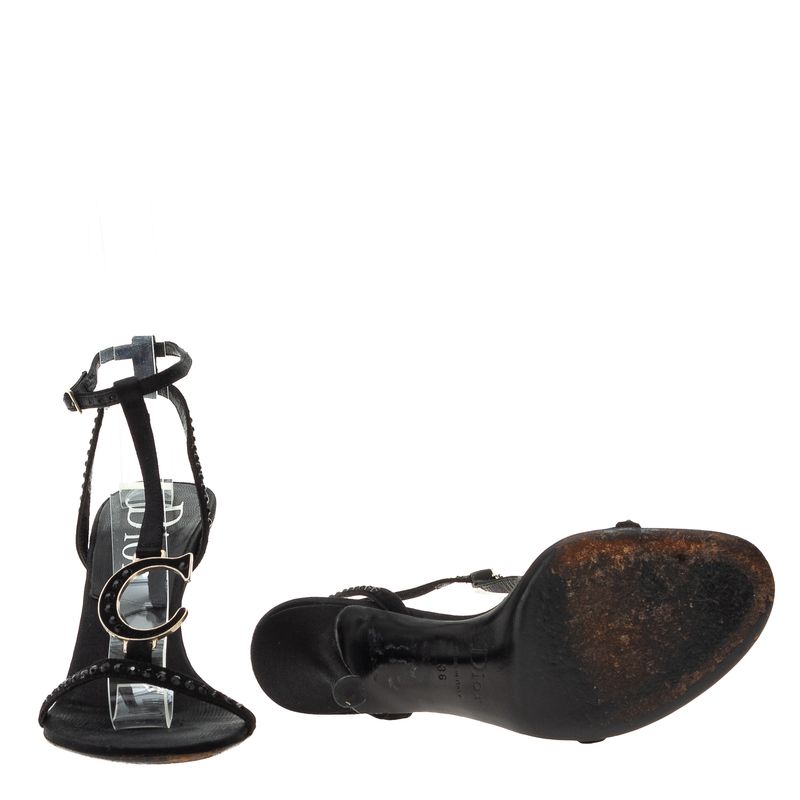 Sandalia-Christian-Dior-Cetim-Preto-e-Cristais-