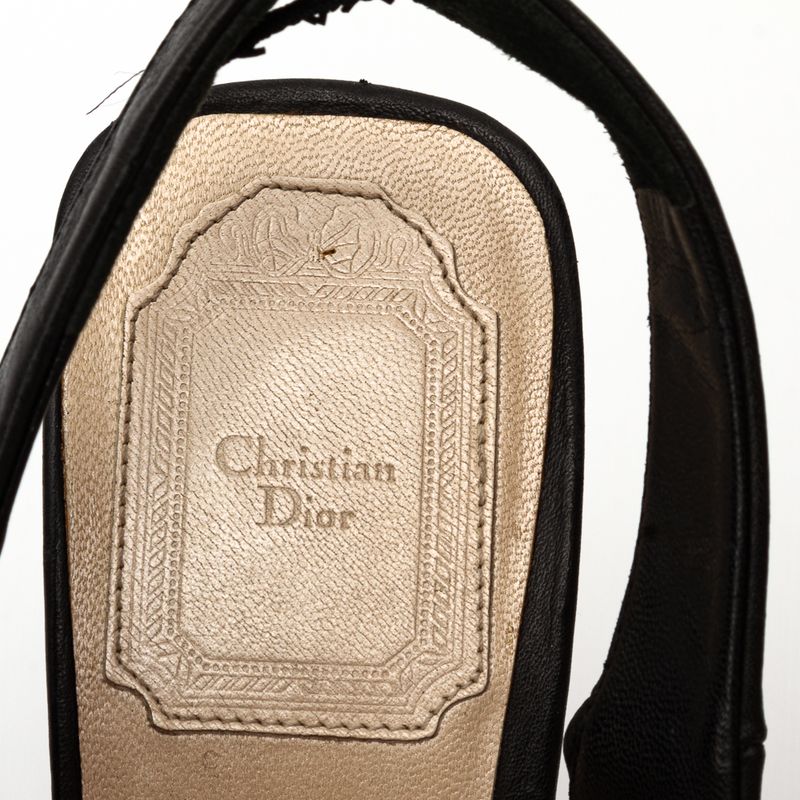 Sapato-Christian-Dior-Espelho-Couro-Preto