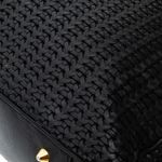Bolsa-Christian-Dior-Tote-Couro-Trancado-Preto