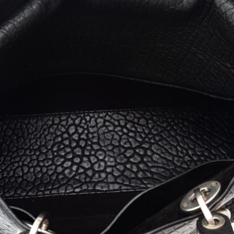 Bolsa-Christian-Dior-Diorissimo-Tote-Couro-Texturizado-Preto