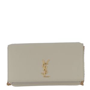 Bolsa Saint Laurent Porta Celular Couro Branco