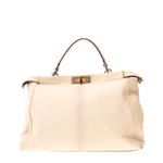 Bolsa-Fendi-Peekaboo-Grande-Couro-Creme