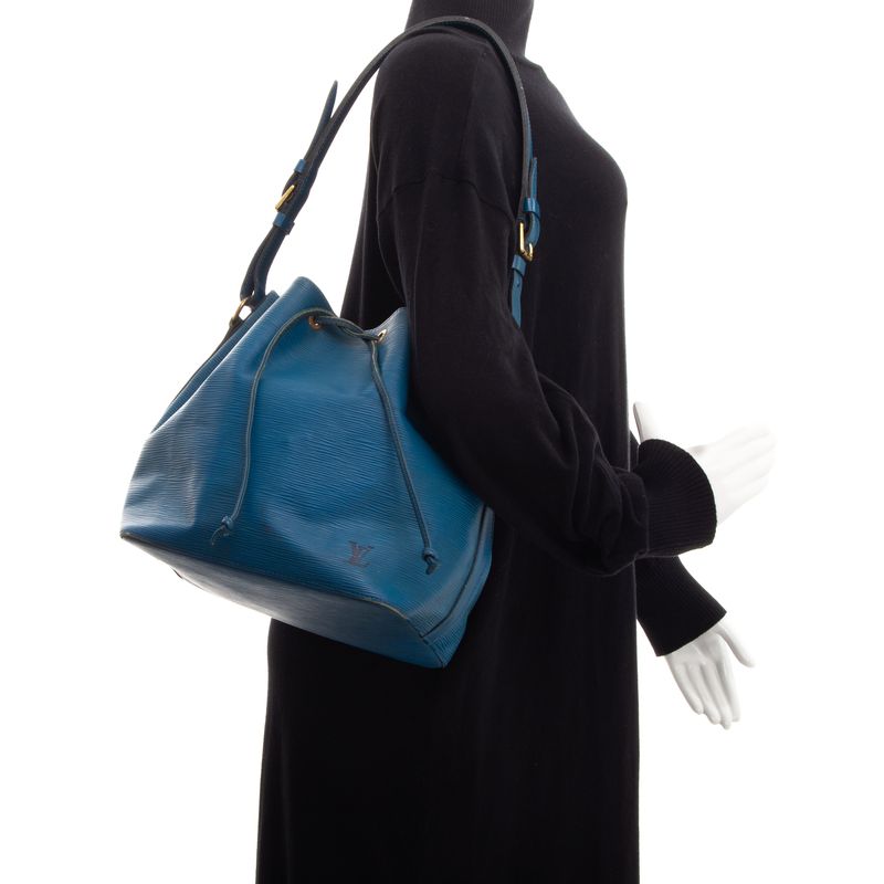 Bolsa-Louis-Vuitton-Petit-Noe-Vintage-Epi-Azul