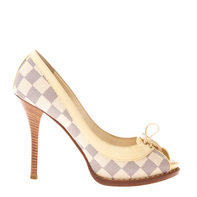 Peep-Toe-Louis-Vuitton-Damier-Azur-e-Verniz