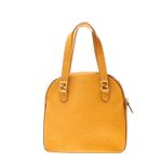 Bolsa-Fendi-Vintage-Couro-Texturizado-Amarelo