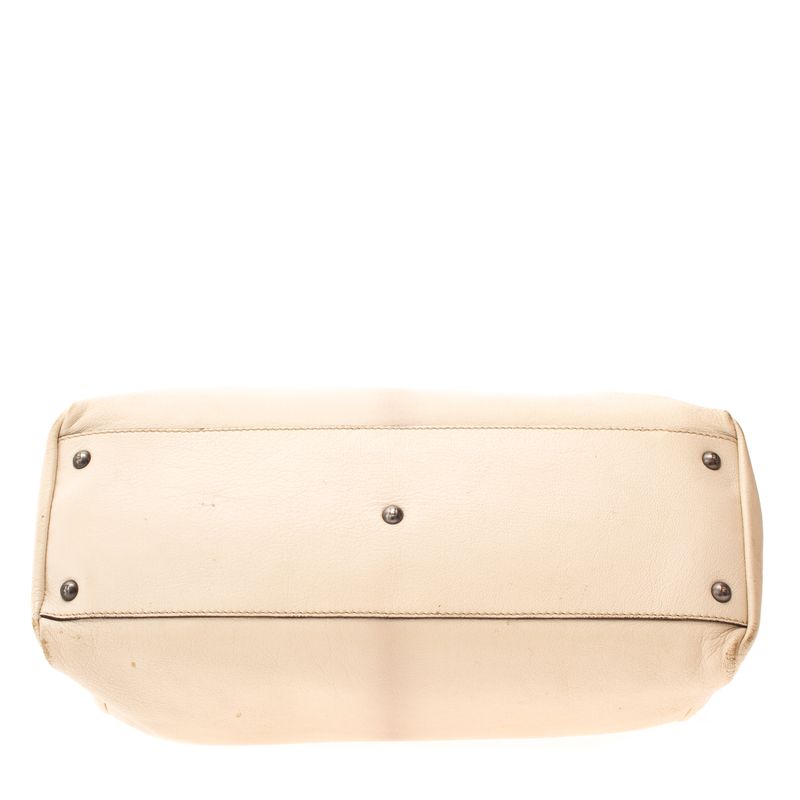 Bolsa-Fendi-Peekaboo-Grande-Couro-Creme
