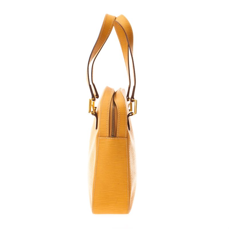 Bolsa-Fendi-Vintage-Couro-Texturizado-Amarelo