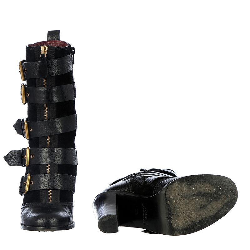 Bota-Marc-by-Marc-Jacobs-Couro-Preto-e-Fivelas