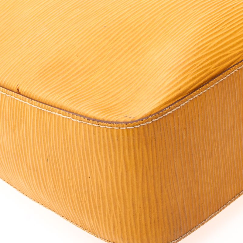 Bolsa-Fendi-Vintage-Couro-Texturizado-Amarelo