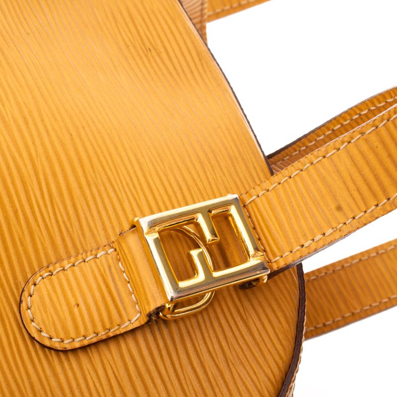 Bolsa-Fendi-Vintage-Couro-Texturizado-Amarelo