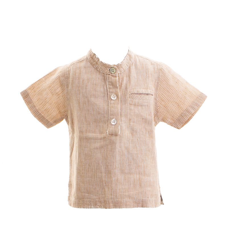 Camisa-Paola-da-Vinci-Linho-Listrado