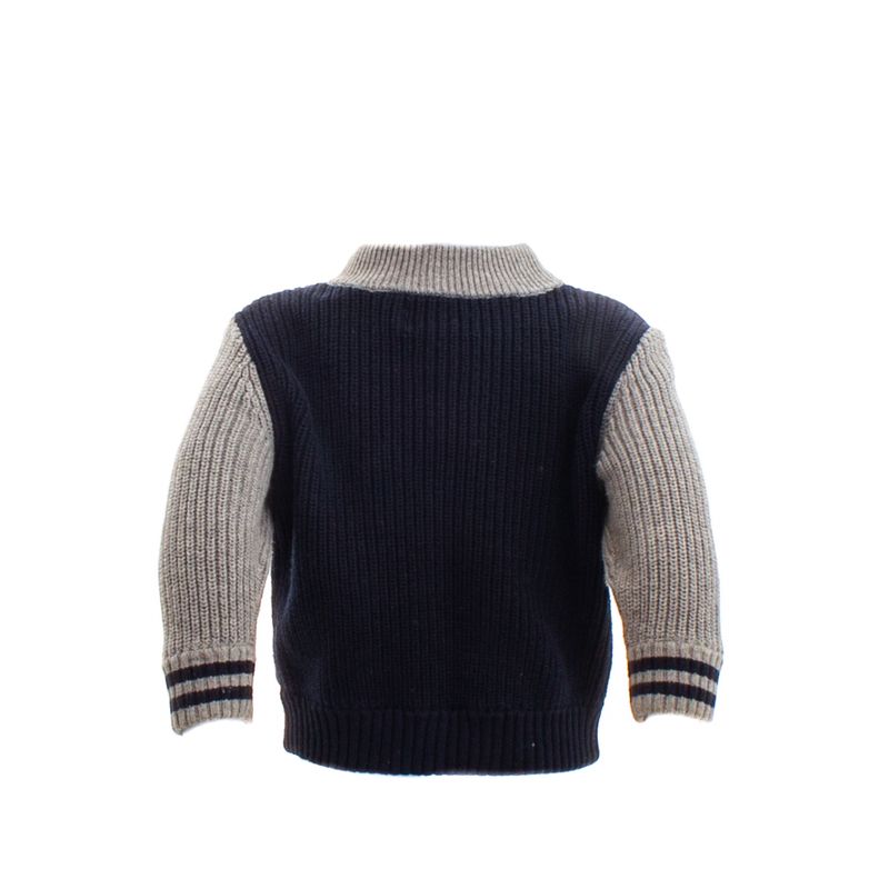 Casaco-Ralph-Lauren-Kids-Nylon-e-Trico-Azul-e-Cinza