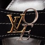Peep-Toe-Louis-Vuitton-Love-Canvas-Preto