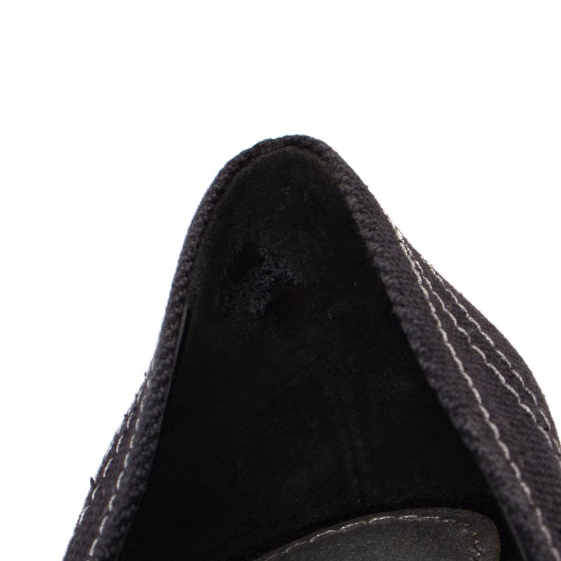 Peep-Toe-Louis-Vuitton-Love-Canvas-Preto