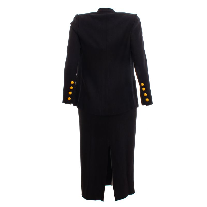 Conjunto-Vestido-e-Blazer-Sonia-Rykiel-Preto