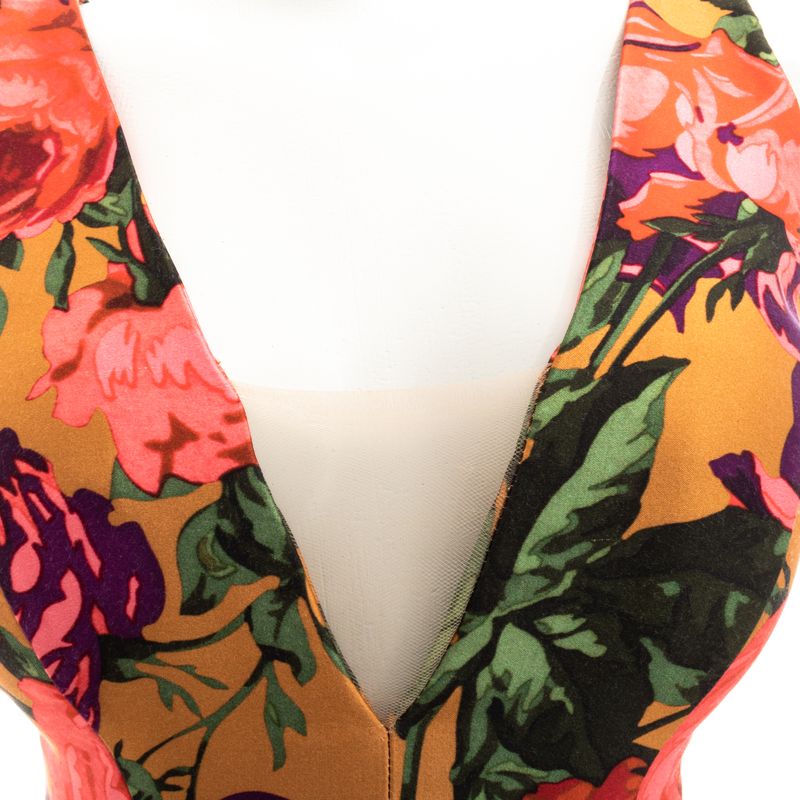 Vestido-Printing-Longo-Ocre-Estampa-Floral