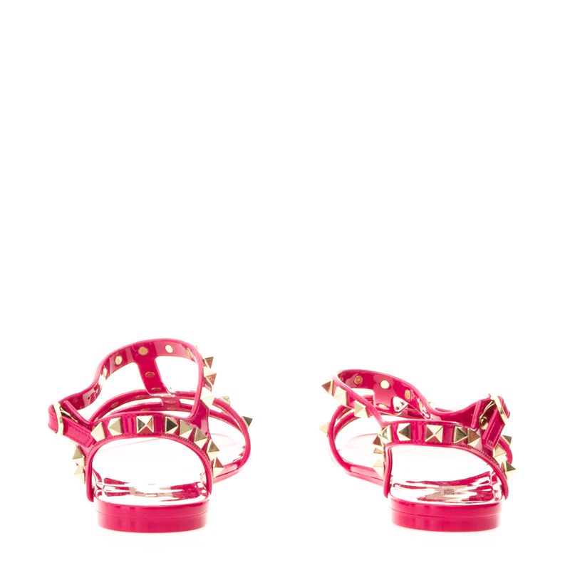 Rasteira-Valentino-Garavani-Rockstud-Pink