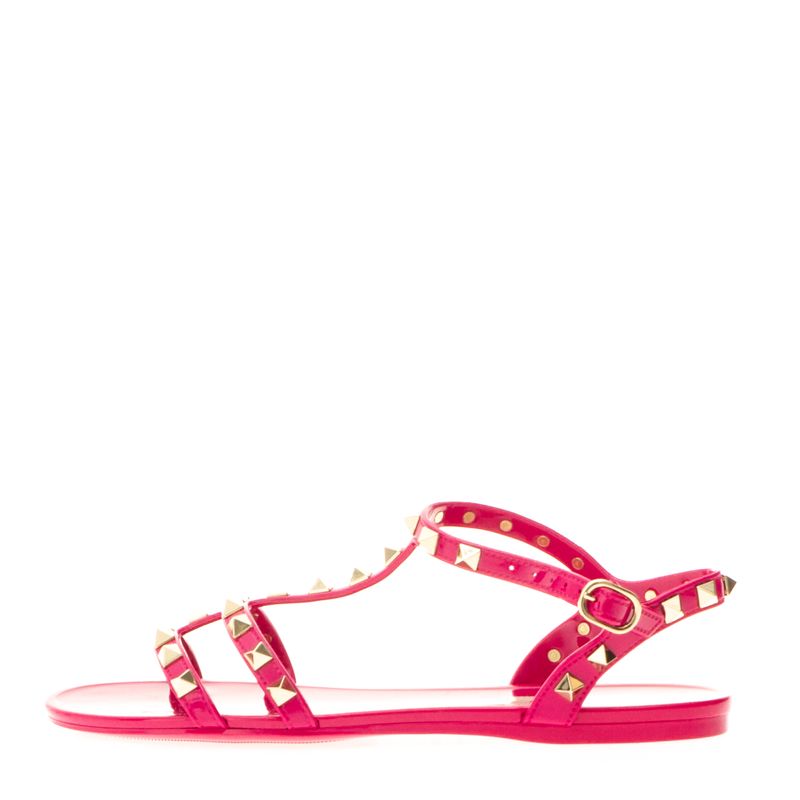 Rasteira-Valentino-Garavani-Rockstud-Pink