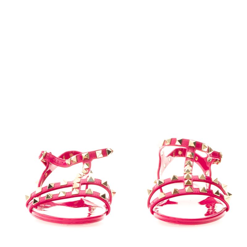 Rasteira-Valentino-Garavani-Rockstud-Pink